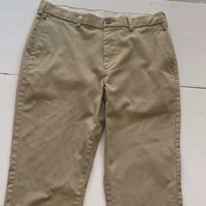 George Men's Khaki Straight-Leg Chinos